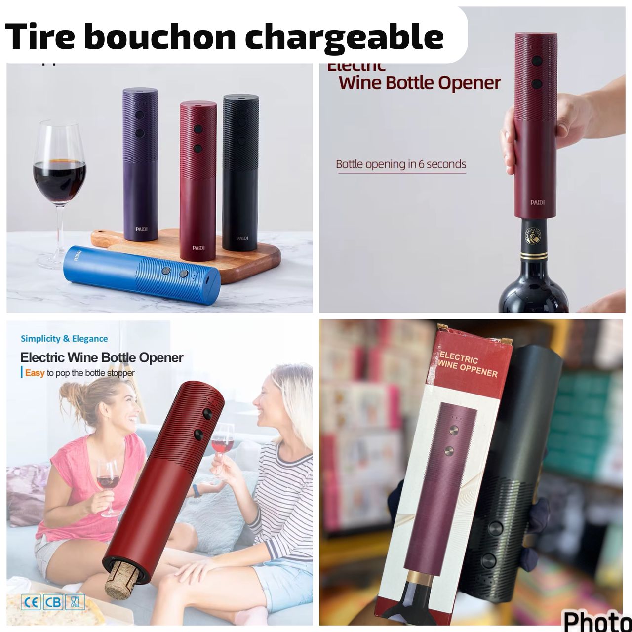 Tir bouchon rechargeable
